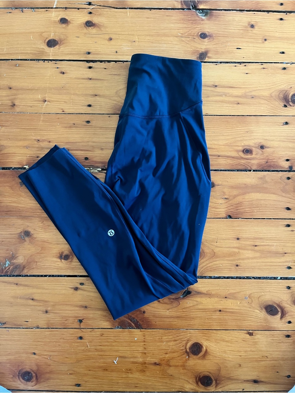 lululemon athletica Navy Blue High-Waist Leggings